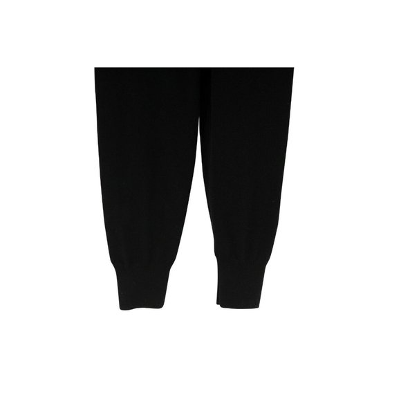 Chloe Black V Neck Wool Double Breasted Gold Button Jumpsuit Romper XS - Picture 6 of 12